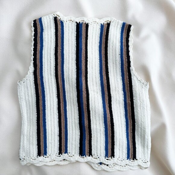 All That Remains "Lucy" Crochet Vest, size 6AUS/2US - Picture 5 of 8